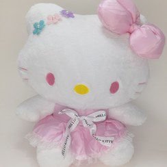 تصویر عروسک هلو کیتی سایز ۳۰ سانتی 