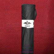 تصویر لایی چسب حریر مشکی عرض 125 (طاقه 25 یاردی) 