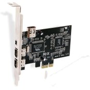 تصویر کارت PCI-e 1394 با چیپست VIA PCI-E FIREWIRE 400 IEEE Card VIA CHIPSET