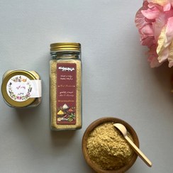 تصویر پودر زیره سبز 90 گرم- جار شیشه ای با سری ادویه پاش Cumin powder