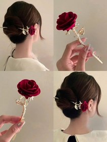 تصویر کانزاشی رز قرمز 