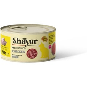 تصویر کنسرو گربه شایر طعم مرغ وزن ۲۰۰ گرم Shayer Chicken Pate Food For Cats 200g