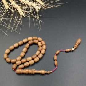 تصویر تسبیح کشکول تراش دست استادکار ترکیه امضادار کد 8399 