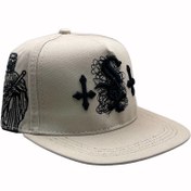 تصویر کلاه کپ کرم بک فیت مدل SX Buck-Fit Cream Baseball Cap (SX Model)