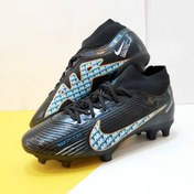 تصویر کفش فوتبال استوک چمن مردانه نایک مدل ایرزوم ساقدار Nike men's grass stock shoes  Air Zoom model