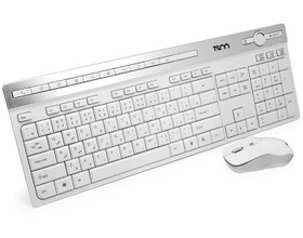 تصویر کیبورد و ماوس بی سیم تسکو مدل TKM7106W ا TSCO TKM7106W Wireless Keyboard and Mouse TSCO TKM7106W Wireless Keyboard and Mouse