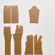 تصویر پک اشل 1/4 الگو 