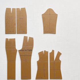 تصویر پک اشل 1/4 الگو 