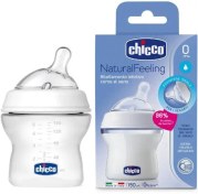 تصویر شیشه شیر نوزاد 150 میل طلقی چیکو chicco 