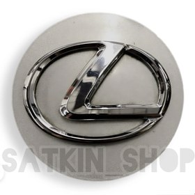 تصویر کاپ رینگ لکسوس - نقره ایی Lexus wheel center hub caps