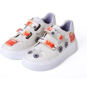 تصویر کتونی بچه‌گانه دندی طرح ماشین و طبل 