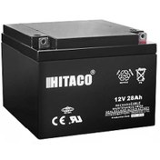 تصویر باتری یو پی اس 12 ولت 28 آمپر هیتاکو ا Hitaco HRT 12V 28A VRLA Battery Hitaco HRT 12V 28A VRLA Battery
