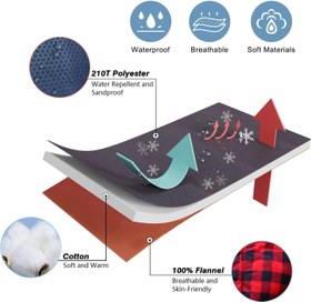 تصویر کیسه خواب یک نفره مشکی MOP ضد آب 