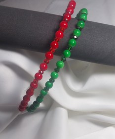 تصویر تل دوبل یلدایی مهره و کریستال 