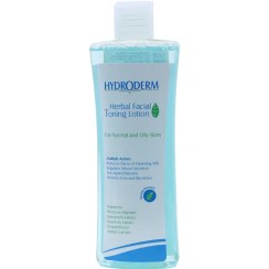 تصویر تونیک پاک کننده هیدرودرم مناسب پوست های معمولی و چرب 200 میلی لیتر Hydroderm Herbal Facial Toning For Normal And Oily Skins 200 ml