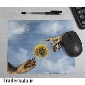 تصویر ماوس پد طرح بیت کوین کدMP1064 