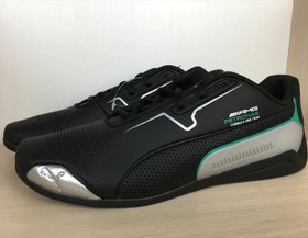 تصویر کفش کتانی مرسدس کت 8 پوما 306502-01 - 4 PUMA Mercedes Drift Cat 8 'Black Grey Green' 306502-01