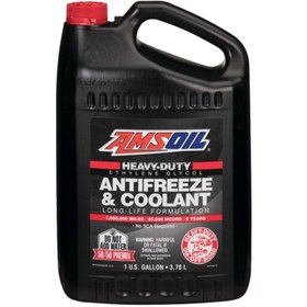 تصویر کولانت قرمز امزویل AMSOIL(امس اویل) 50 درصد مناسب هر وسیله ی نقلیه ای اعم از سبک و سنگین 