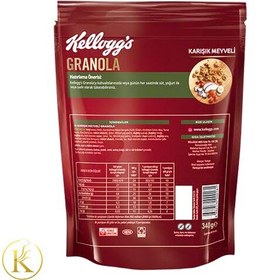 تصویر کورن فلکس میوه ای کلاگز 340 گرمی مدل گرانولا kelloggs 