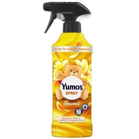 تصویر اسپری خوشبو کننده یوموش YUMOS مدل HANIMELI زرد (450 میل) YUMOS Deodorant Spray, HANIMELI Model, Yellow (450 ml)