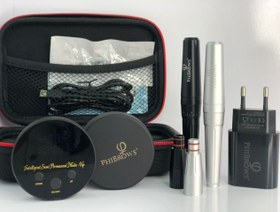 تصویر دستگاه تاتومیکروپیگمنتیشن ۱۴ ولت پیچی فیبروز PHIBROWS دوسر ترانس دار phibrows micropigmention device 