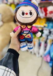 تصویر عروسک لبوبو کلاه آبی 