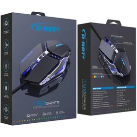 تصویر موس گیمینگ دی نت T80 RGB D-Net T80 RGB Wired Gaming Mouse