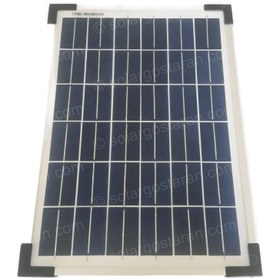 تصویر پنل خورشیدی 10 وات پلی کریستال برند TOPRAY Solar Panel 10W Poly TOPRAY