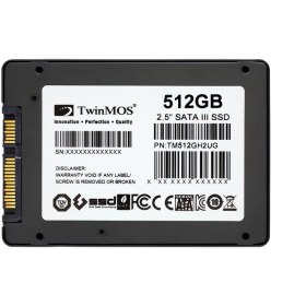 تصویر اس اس دی اینترنال توین موس ظرفیت 512 گیگابایت SSD SATA TWINMOS 512GB 