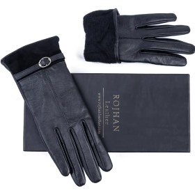 تصویر دستکش چرم زنانه 2514J 