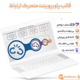 تصویر قالب پاورپوینت ارتباط 