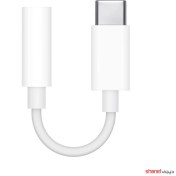 تصویر مبدل USB-C به جک 3.5 میلی متری اورجینال اپل 