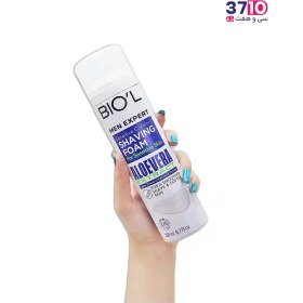 تصویر فوم اصلاح مردانه بیول حاوی عصاره آلوئه ورا 200 میلی لیتر Biol Shaving Foam With Aloe Vera Extract 200 ml