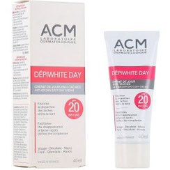 تصویر کرم ضد لک روز دپی وایت ای سی ام مدلACM DÉPIWHITE SPF20 حجم 40 میلی لیتر ACM DÉPIWHITE day anti-spot cream SPF20, volume 40 ml