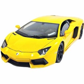 تصویر ماکت ماشین فلزی لامبورگینی اونتادور Lamborghini Aventador مقیاس 1-24 برند ویلی 