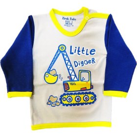 تصویر آستین بلند ساده زیرک بیبی طرح Little DigGer 