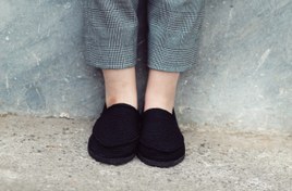 تصویر گیوه زنانه سایز ۳۶ مشکی 