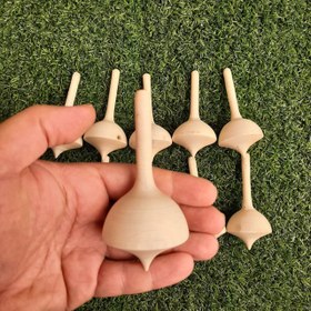 تصویر فرفره چوبی دست ساز طرح 109 