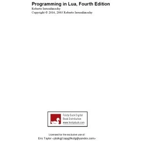 خرید و قیمت دانلود کتاب Programming in Lua ویرایش 4 | ترب