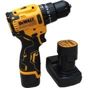 تصویر دریل شارژی دیوالت مدل DCD710DK2 ظرفیت ۲۴ ولت براشلس 