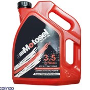 تصویر روغن موتور موتوسل مدل 10W-40 SL حجم 3.5 لیتر Motosel 10W-40 SL engine oil volume 3.5 liters