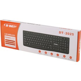 تصویر کیبورد بی سیم D-Net Plus DT-2025 D-Net Plus DT-2025 Wireless Keyboard