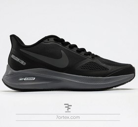 تصویر کتونی نایکی گاید10 مدل Nike Zoom 7x Black Grey 