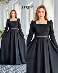 تصویر پیراهن مجلسی زنانه لیو سایز ۴۲-۴۴ رنگ آبی 