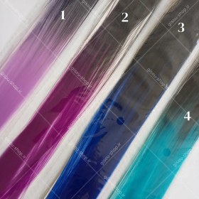 تصویر ریسه مو رنگی 