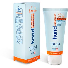 تصویر کرم تخصصی دست ضدآفتاب و آبرسان +SPF30 بی‌رنگ تراست (۶۰ میل) HAND sunscreen & moisturizing SPF30