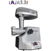 تصویر چرخ گوشت کنوود مدل DN145 با بدنه استیل و ۳ عدد شبکه 