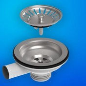 تصویر زیراب سیفون فانتزی گردخروجی دار محک 227 