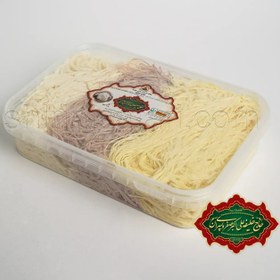 تصویر پشمک سه رنگ پلاستیکی 