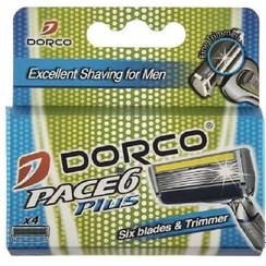 تصویر تیغ یدک کره جنوبی دورکو Dorco Pace 6 Plus بسته 4 عددی 